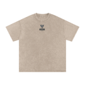 Goose Fly High Snow Washed Oversized Cotton T-Shirt